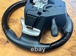 2016-2021 Lexus LX570 Steering Wheel Paddle Shifters Black Wood With Switches OEM