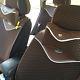 2016 Dark Brown Seat Cover Steering Wheel Shift Knob Headrest Pillow 3d Style