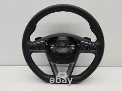 2016 Seat Ibiza Fr Mk4 Steering Wheel Flat Bottom Shift Padles Oem 5f0419091s