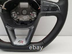 2016 Seat Ibiza Fr Mk4 Steering Wheel Flat Bottom Shift Padles Oem 5f0419091s