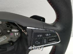 2016 Seat Ibiza Fr Mk4 Steering Wheel Flat Bottom Shift Padles Oem 5f0419091s