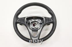 2017-2018 MERCEDES C300 W205 LEATHER STEERING WHEEL WithDRIVER MEMORY & ASSIST OEM