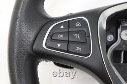 2017-2018 MERCEDES C300 W205 LEATHER STEERING WHEEL WithDRIVER MEMORY & ASSIST OEM