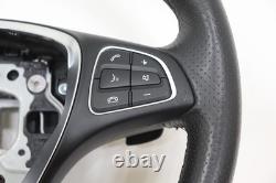 2017-2018 MERCEDES C300 W205 LEATHER STEERING WHEEL WithDRIVER MEMORY & ASSIST OEM