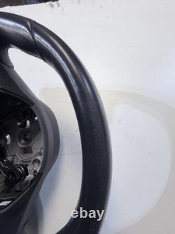 2017-2020 Tesla Model 3 Steering Wheel Leather Black (Non-Heated) 1105324-00-G