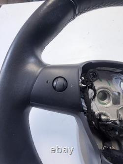 2017-2020 Tesla Model 3 Steering Wheel Leather Black (Non-Heated) 1105324-00-G