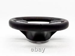 2017-2025 Tesla Model 3 Y Steering Wheel Black Leather OEM 1095222-00-L