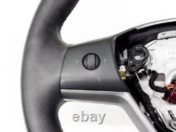 2017-2025 Tesla Model 3 Y Steering Wheel Black Leather OEM 1095222-00-L