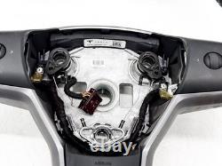 2017-2025 Tesla Model 3 Y Steering Wheel Black Leather OEM 1095222-00-L