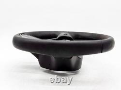 2017-2025 Tesla Model 3 Y Steering Wheel Black Leather OEM 1095222-00-L