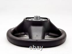 2017-2025 Tesla Model 3 Y Steering Wheel Black Leather OEM 1095222-00-L