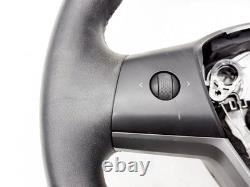 2017-2025 Tesla Model 3 Y Steering Wheel Black Leather OEM 1095222-00-L