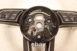 2018-2019 Audi S5 Driver Side Steering Wheel Black Multifunction Oem