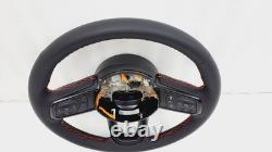 2018 -26 Jeep Wrangler JL Gladiator JT Steering Wheel withRed Stitching 7ER751R3AD