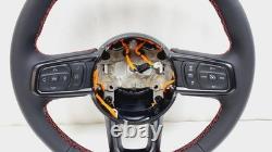 2018 -26 Jeep Wrangler JL Gladiator JT Steering Wheel withRed Stitching 7ER751R3AD 2018 -26 Jeep Wrangler JL Gladiator JT Steering Wheel withRed Stitching 7ER751R3AD