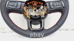 2018 -26 Jeep Wrangler JL Gladiator JT Steering Wheel withRed Stitching 7ER751R3AD 2018 -26 Jeep Wrangler JL Gladiator JT Steering Wheel withRed Stitching 7ER751R3AD
