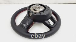 2018 -26 Jeep Wrangler JL Gladiator JT Steering Wheel withRed Stitching 7ER751R3AD