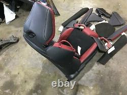 2018 Subaru BRZ tS Red Stitch Interior Set Seat Steering Wheel Trim OEM 0204