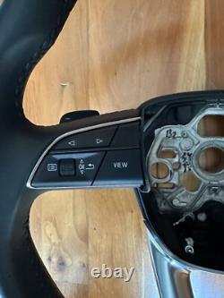 2019 2022 Audi Q3 Steering Wheel Black Leather Oem 8yo419091f