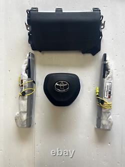 2019-2022 Toyota Rav4 Steering Wheel, Knee, Left And Right Seat Oem Airbag