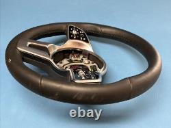 2020-2022 Mercedes-Benz GLE GLS Black Leather Steering Wheel 0004605902 OEM