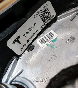 2021-2023 Tesla Model 3 M3 Steering Wheel Leather Black Heated OEM 1490214-00-B