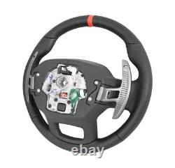 2021-2024 Ford F150 Raptor OEM M-3600-F15B Leather Steering Wheel Red Sightline