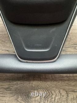 2021-2025 Tesla Model S X Yoke steering wheel black OEM 1622612-00-G