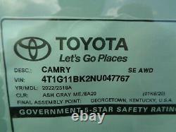 2022 Toyota Camry Brand New 2022 Camry SE All Wheel Drive Ice Edge