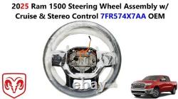2025 Ram 1500 Steering Wheel Assembly withCruise & Stereo Control 7FR574X7AA