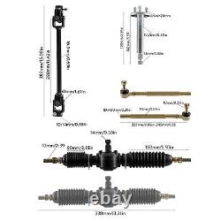 29 Rear Axle Kit 6'' Wheel Go Kart Seat Front Steering Wheel Sprocket Trike ATV