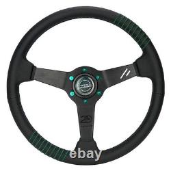 3-Spoke 20 Steering Wheel Year Anniversary Black Perforated Leather Reinforced 3-Spoke 20 Steering Wheel Year Anniversary Black Perforated Leather Reinforced