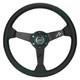 3-spoke 20 Steering Wheel Year Anniversary Black Perforated Leather Reinforced