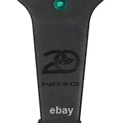 3-Spoke 20 Steering Wheel Year Anniversary Black Perforated Leather Reinforced