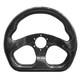 320mm 13 Flat Racing Steering Wheel Carbon Fiber Gloss Semicircle Jet 6 Holes