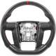 3k Carbon Fiber Steering Wheel For Ford F150 Raptor 09-14 Red Ring Nappa Grips