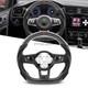 3k Carbon Fiber Steering Wheel For Volkswagen Golf Gti Mk7 15-19 Alcantara Grips