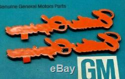 4 Door 80 87 Olds Cutlass Supreme Nos Fender Emblem Set 4dr Sedan Oem Gm Trim