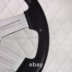 4 Spoke Chrome Black Steering Wheel 16 Freightliner, Kenworth, Peterbilt, Volvo