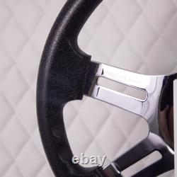 4 Spoke Chrome Black Steering Wheel 16 Freightliner, Kenworth, Peterbilt, Volvo
