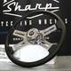 4 Spoke Steering Wheel 18 Black (freightliner, Kenworth, Peterbilt, Volvo)