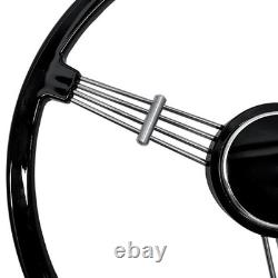 400mm Vintage Iron 3 Spoke Banjo Vintage Classic Steering Wheel For Porsche 356