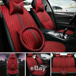 5-Seat Car Seat Cover Protector Cushion Full Set Universal Front+Rear Waterproof