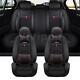 5 Seat Car Seat Cover Steering Wheel Cover Luxury Pu Leather Full Set For Toyota