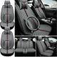 5-sits Full Set Car Seat Cover Leather Front Rear Protector Cushion For Toyota