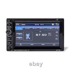 6.2'' Double 2 DIN HD Car Stereo Radio MP3 DVD CD Player Head Unit + Rear Camera