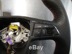 6085 D8e 2013-2016 Mk3 5f Seat Leon Fr Black Edition 3 Spoke Steering Wheel