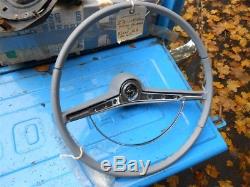 63 Chevy Impala & SS steering wheel with horn ring and all parts older restore