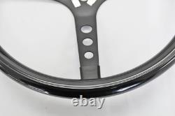 65-69 Ford Mustang Grant Steering Wheel Black on Black 15 Mustang Center Cap