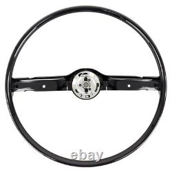 68 69 Ford Mustang Steering Wheel ONLY, Black